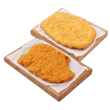 Kip- of varkensschnitzel XXL